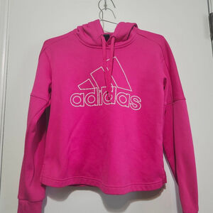 Women's Adidas Pink ClimaWarm Hoodie S